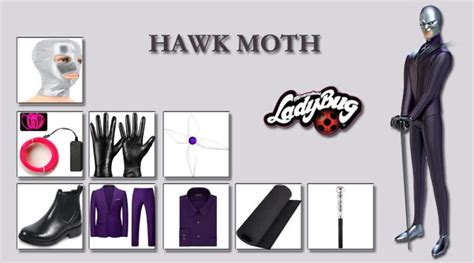 HAWK MOTH COSTUME FROM MIRACULOUS LADYBUG | Hawk moth, Moth, Ladybug