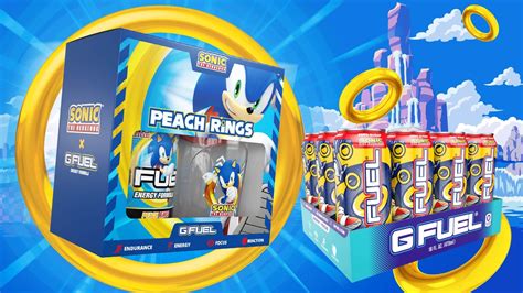 Sonic The Hedgehog Energy Drink Revealed by G FUEL | TechRaptor