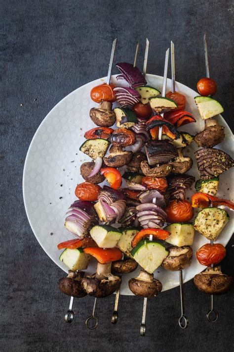 Grilled vegetables skewers - Eat Good 4 Life