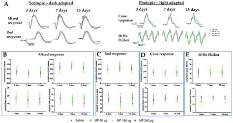 Electroretinography results in a safety study of the IVT injection of... | Download Scientific ...