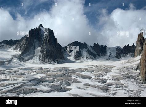 Mont Blanc Glacier Stock Photo - Alamy