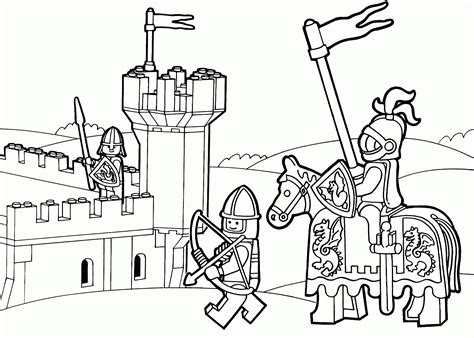 knights coloring pages free - Clip Art Library