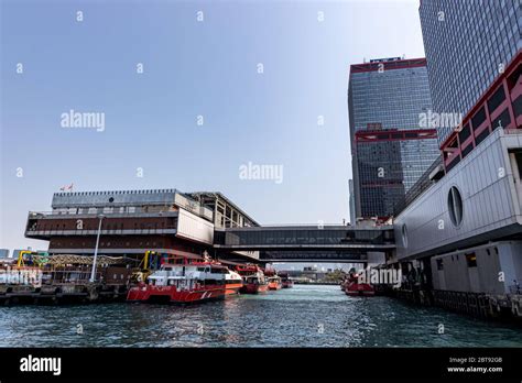 Sheung Wan, Hong Kong - February 22, 2020 : Hong Kong - Macau Ferry ...