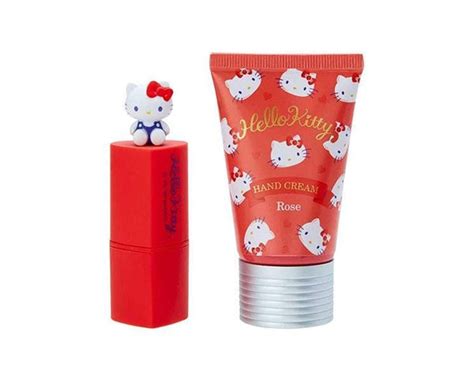 Hello Kitty Lip Balm & Hand Cream Set (Heart) — Sugoi Mart - Sugoi Mart