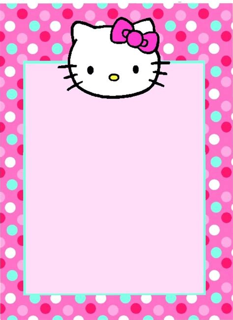 Hello Kitty Party Invitation