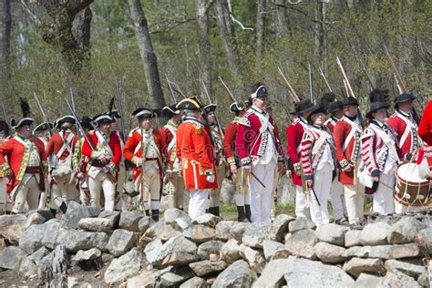 Historical Reenactment Events in Lexington, MA, USA Editorial ...