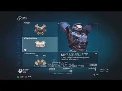 CUT Halo Reach Armour Equipping Animations (Original credit to @___Gal4xy___ on twitter) Has ...