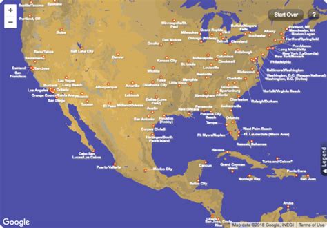 Southwest airlines flight map - footmens