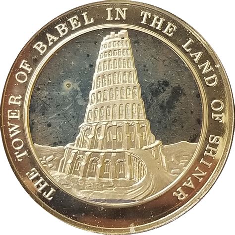 Medal - Thomason Medallic Bible (The tower of Babel in the land of Shinar; #8 of 60) - United ...