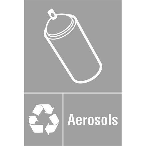 Aerosals Metal Waste Recycling Signs Ireland