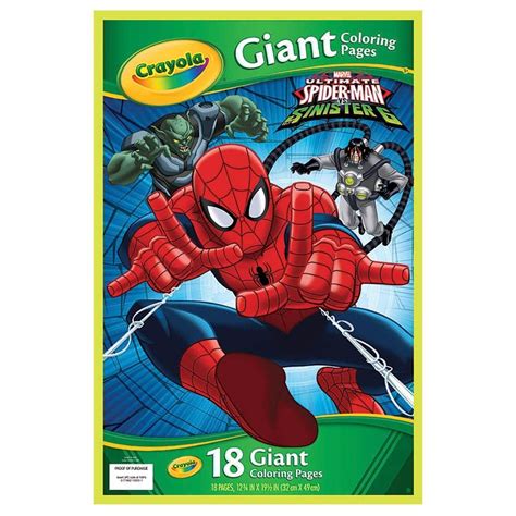 Crayola Giant Colouring Pages - Spider-Man - Online Toys Australia