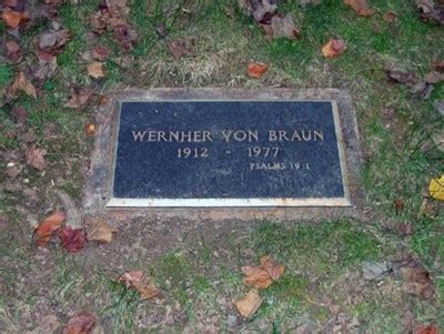 Wernher von Braun - Grave of a Famous Person on Waymarking.com