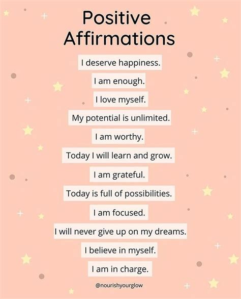 Positive Affirmations. Repeat daily 🌈 💫 . . . #enjoytoday #mindfullness ...