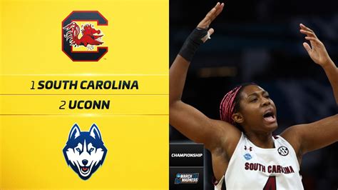 South Carolina vs. UConn - Women’s NCAA tournament championship highlights - Win Big Sports