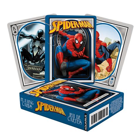 Buy AQUARIUS Marvel Spider-Man Playing Cards - Spiderman Themed Deck of Cards for Your Favorite ...