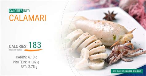 Calamari Calories and Nutrition (100g)