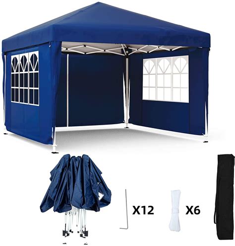 Mecor Outdoor Pop Up Canopy Tent Waterproof Gazebo with Removable Sidewalls Height Adjustable ...