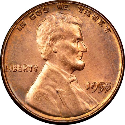 1955 Doubled Die Obv 1C MS Lincoln Cents, Wheat Reverse | NGC