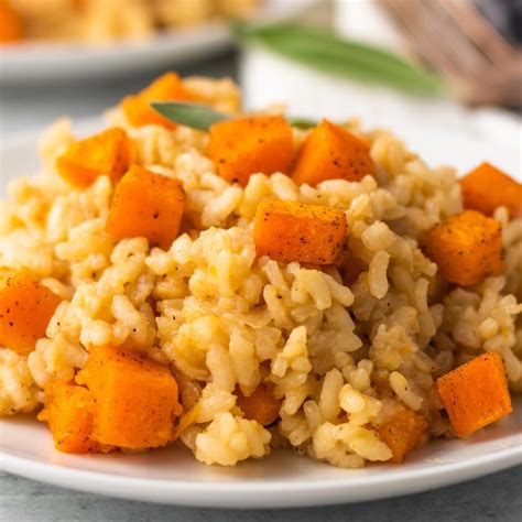 Vegan Butternut Squash Risotto - Karissa's Vegan Kitchen