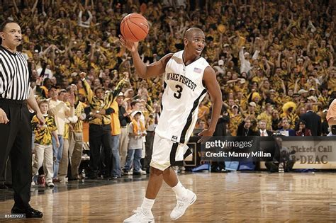 Wake Forest Chris Paul in action vs North Carolina, Winston Salem, NC News Photo - Getty Images