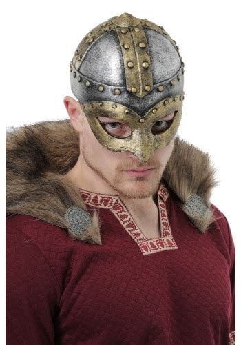 Battle Viking Costume Helmet for Adults