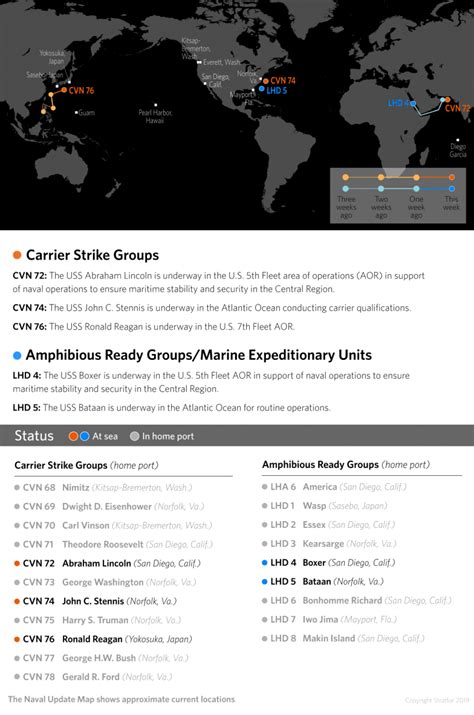 U.S. Naval Update Map: Aug. 29, 2019