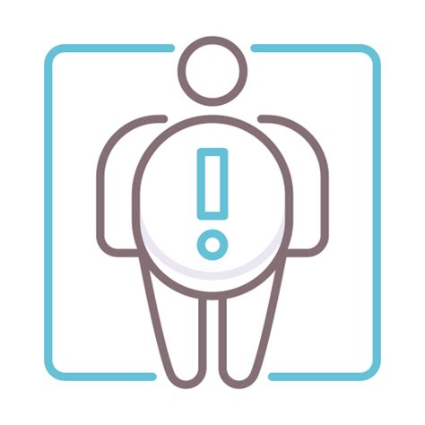 Obesity Flaticons Lineal Color icon