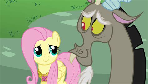 Fluttershy and Discord - Keep Calm and Flutter on Photo (33379414) - Fanpop