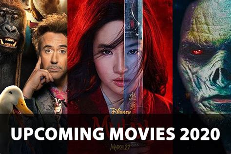 Upcoming Movies 2020 – Complete list - VisiOneClick