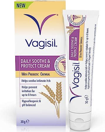 Vagisil Daily Soothe & Protect Cream For Women & Sensitive Skin With ...