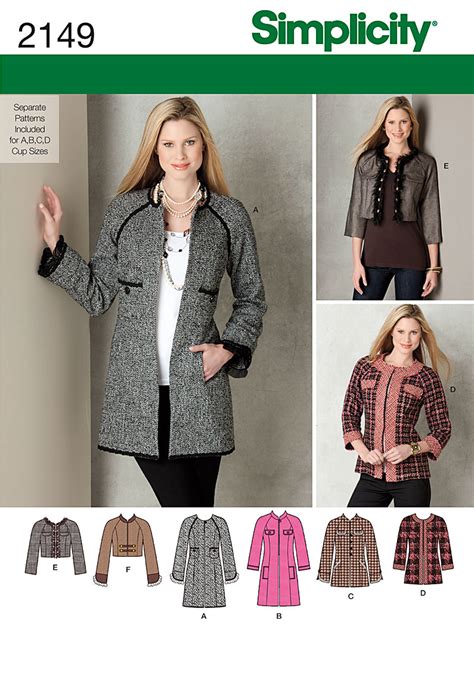 Simplicity 2149 Misses Jackets