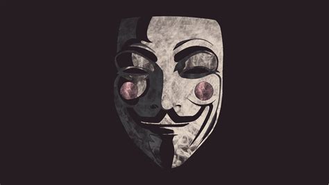 anonymus, hacker, computer, 4k, hd, mask HD Wallpaper