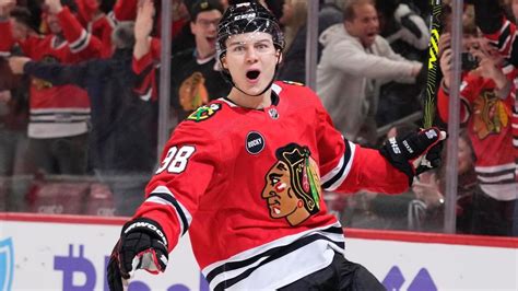 Blackhawks' Rising Star, Connor Bedard, Nets His First NHL Goal Against ...