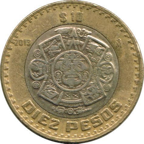 World Coin Database - Mexico 10 pesos (AD1997 - Present)