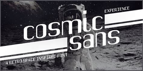 Cosmic Sans Font Poster 1 | Advanced typography, Poster fonts, Download ...