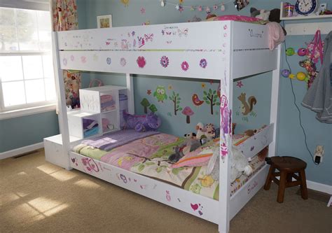 Ana White | Kids Bunk Bed with Storage Stairs - DIY Projects