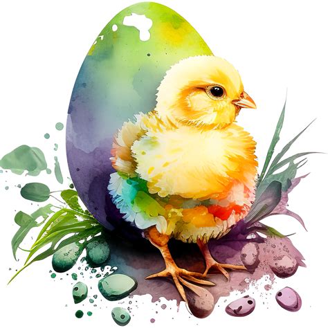 Chicken Egg Watercolor Clipart 23476713 PNG