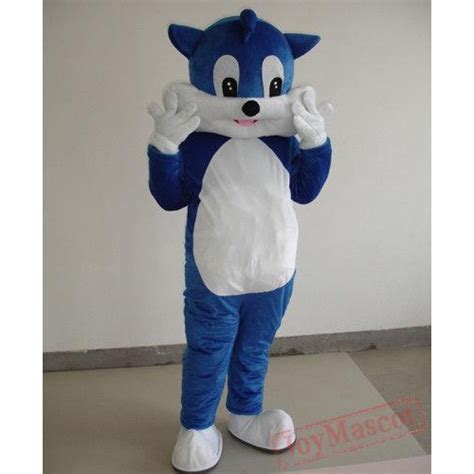 Animal Costume Blue Cat Mascot Costume