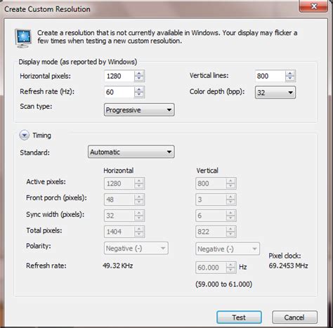 HDfpga: NVidia Custom Video Timing, Modeline, and EDID