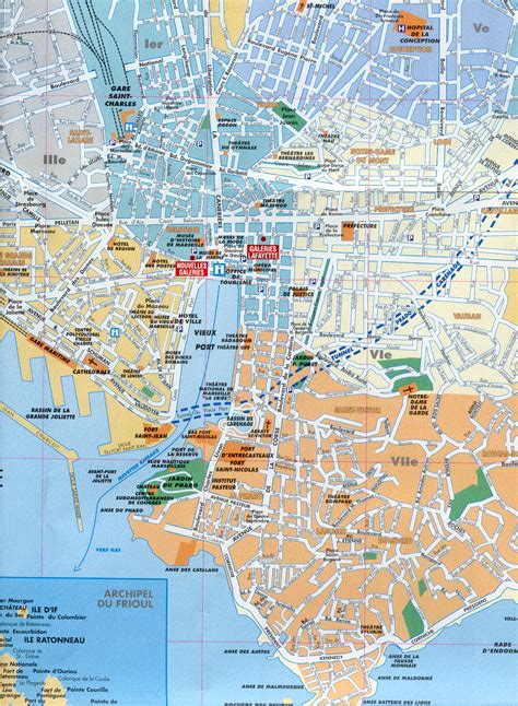 Marseille Map - France