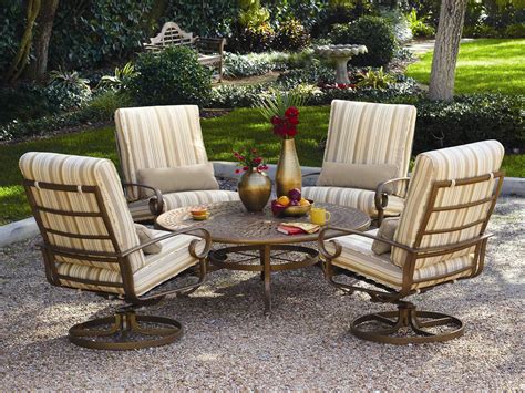 Outdoor Metal Chairs With Cushions : Hampton Bay Nantucket Rocking Metal Outdoor Dining Chair ...