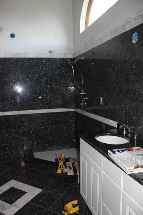 Black Granite Bathroom Tiles | Noconexpress