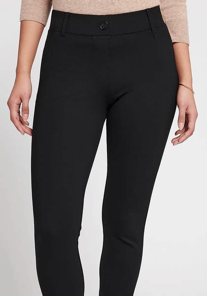 Classic Dress Pant Yoga Pant | Skinny (Black) | Betabrand