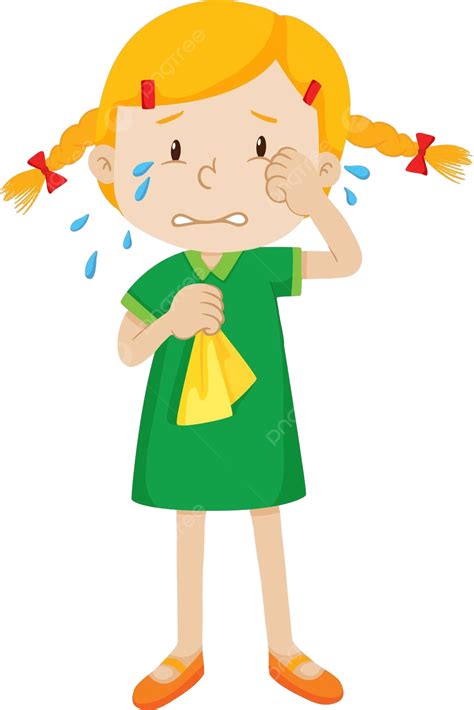 Little Girl In Green Dress Crying Child Path White Vector, Child, Path, White PNG and Vector ...