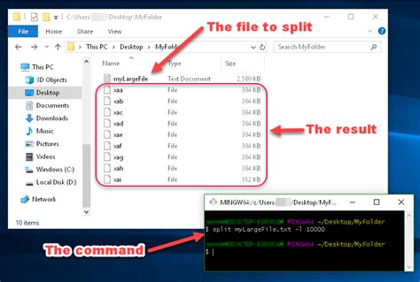 How to split large text file in windows? | Gang of Coders