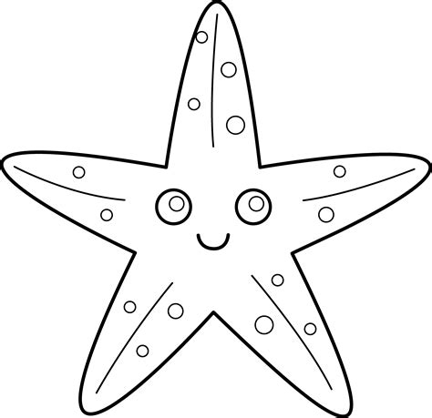 Starfish for applique | Starfish coloring page, Star coloring pages, Mermaid coloring pages