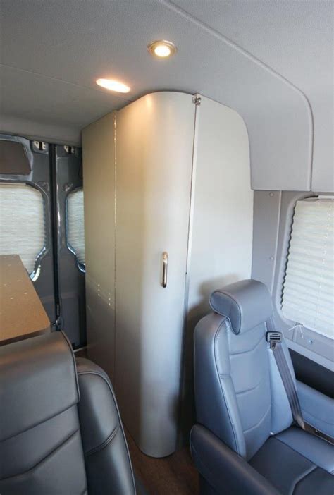 Sprinter Day-Tripper with Bathroom | Luxury van, Camper van shower, Camper van conversion diy