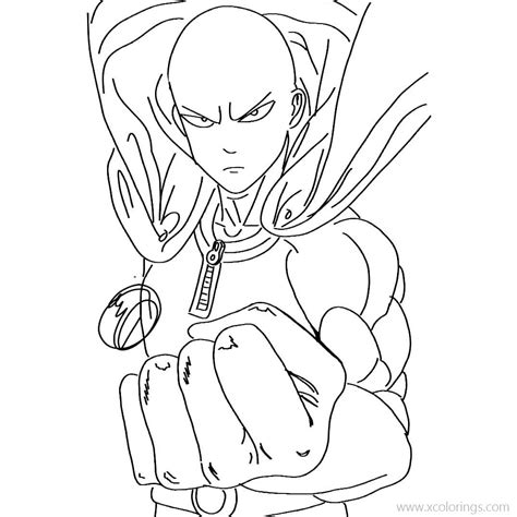 One Punch Man Coloring Pages B Class Xcolorings | The Best Porn Website