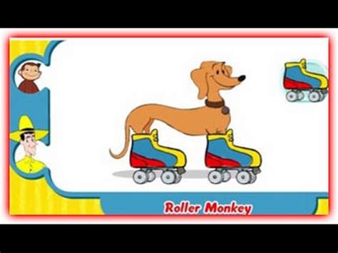 Curious George Roller Monkey - Curious George Games - YouTube