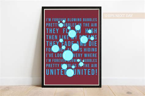 West Ham Posters Personalised Football Shirt Custom Football - Etsy